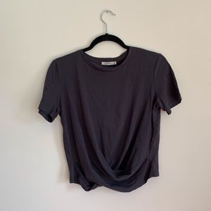NWT Zara Trafuluc Cropped Tee